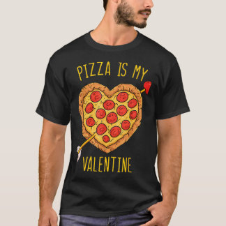 T-shirt Pizza Coeur Saint-Valentin s Hommes Femmes Peppero