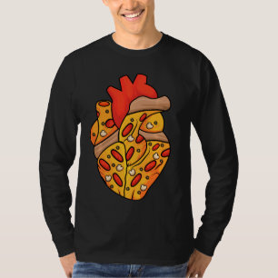 T-shirt Pizza Coeur Slice Neapolitain Lover Pizzeria Pizza