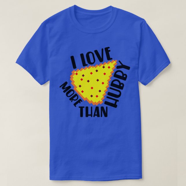 T-shirt Pizza couple amour drôle (Design devant)