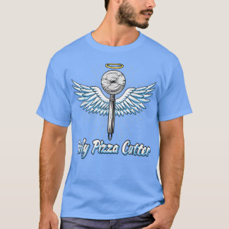 T-shirt Pizza Cutter Avec Ailes D'Un Ange, Pizza Cu