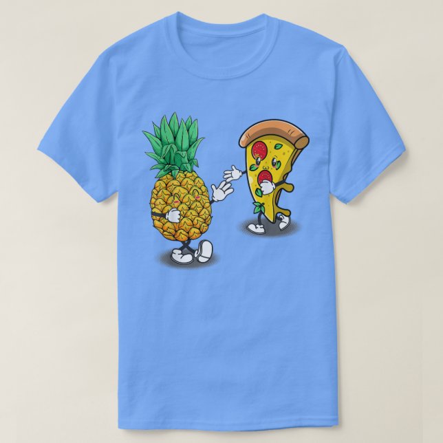 T-shirt Pizza d'ananas Chemise Hawaiian Pizza Aloha Beach  (Design devant)