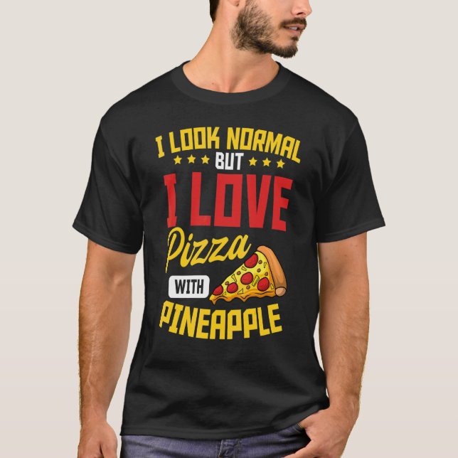 T-shirt Pizza d'ananas Hawaiian Snack (Devant)