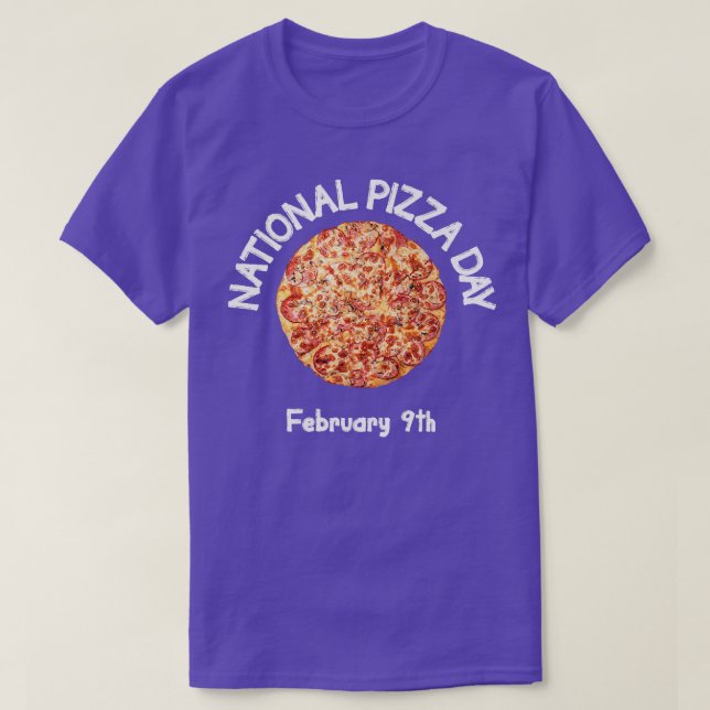T-shirt Pizza Day 15483127 (Design devant)