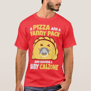T-shirt Pizza de bébé Calzone Pack Panzerotti 