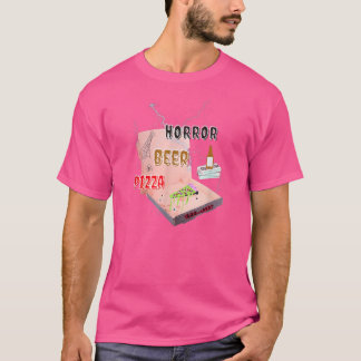 T-shirt Pizza de bière d'horreur 