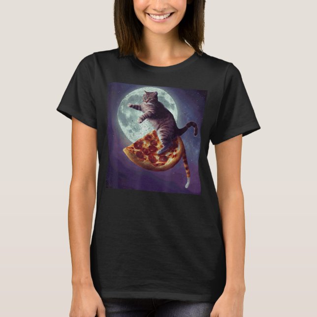 T-shirt Pizza de chat (Devant)