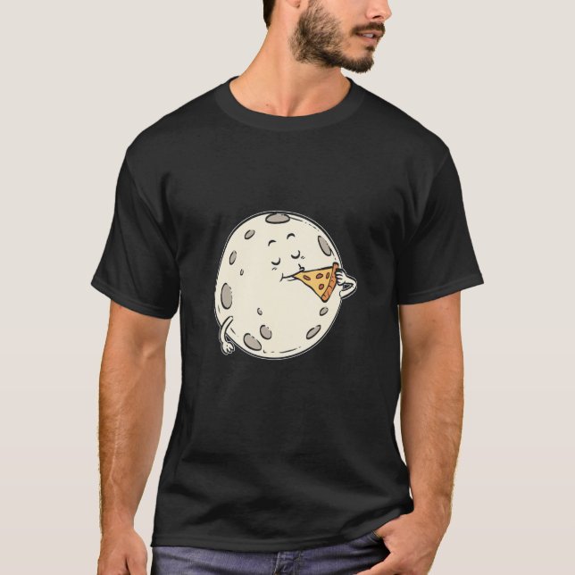 T-shirt Pizza de la lune (Devant)