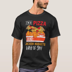T-shirt Pizza de restauration rapide Nuggets de poulet Fo