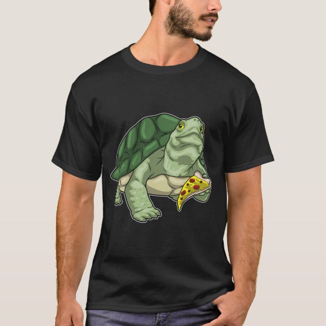 T-shirt Pizza de tortue (Devant)