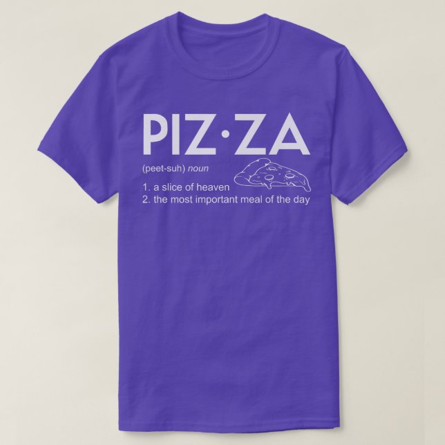 T-shirt Pizza Definition Premium 15513132 (Design devant)