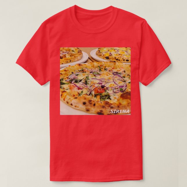T-shirt Pizza Delicious  (Design devant)