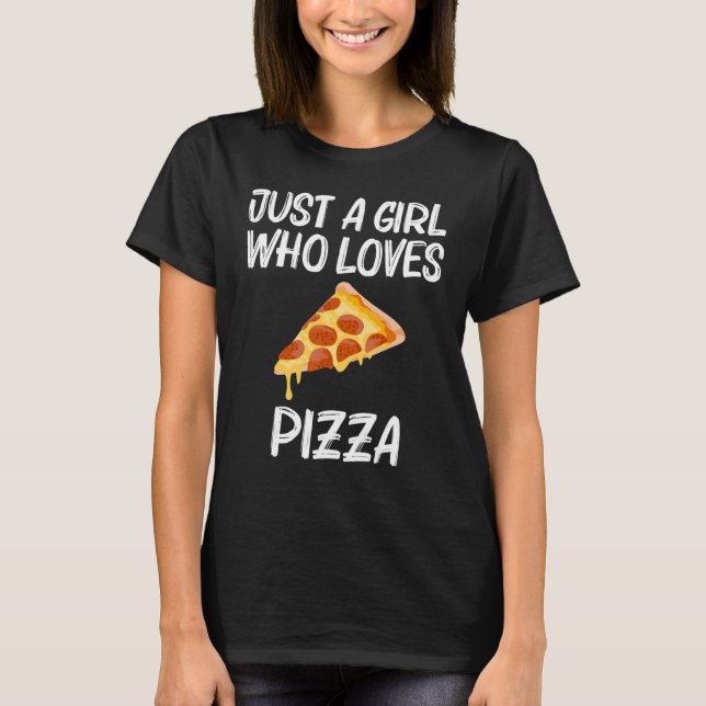 T-shirt Pizza Designs For Girls Food Pun Pie Foodie E (Devant)