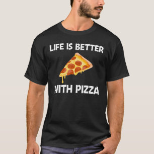T-shirt Pizza Designs For Men Femme Alimentation Pun Pie F