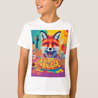 T-shirt Pizza Dreams - Nourriture préférée de Fox - Fête d
