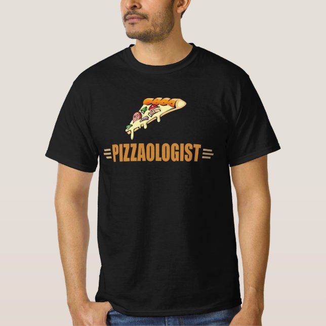 T-shirt Pizza drôle (Devant)