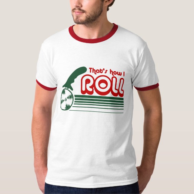 T-shirt Pizza drôle (Devant)