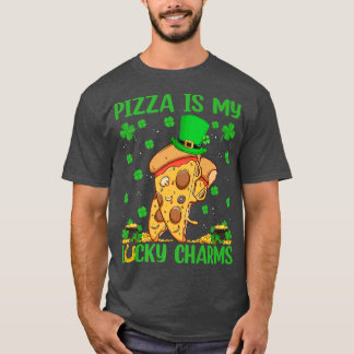 T-shirt Pizza Drôle Est Mon Lucky Charms Pizza St patrick