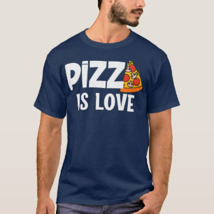 T-shirt Pizza Drôle Est Une Partie Amoureuse Du Ciel 853