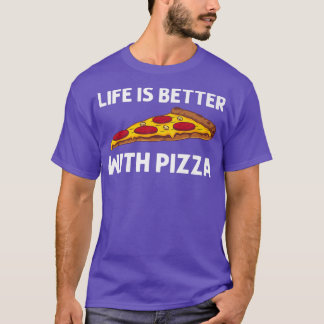 T-shirt Pizza Drôle Pour Hommes Femmes Alimentation Italie