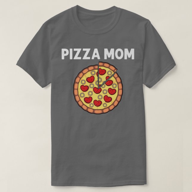 T-shirt Pizza Drôle Pour Maman Mère Pizza Chef Pepper (Design devant)