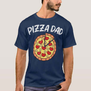 T-shirt Pizza Drôle Pour Papa Père Pizza Chef Pepper