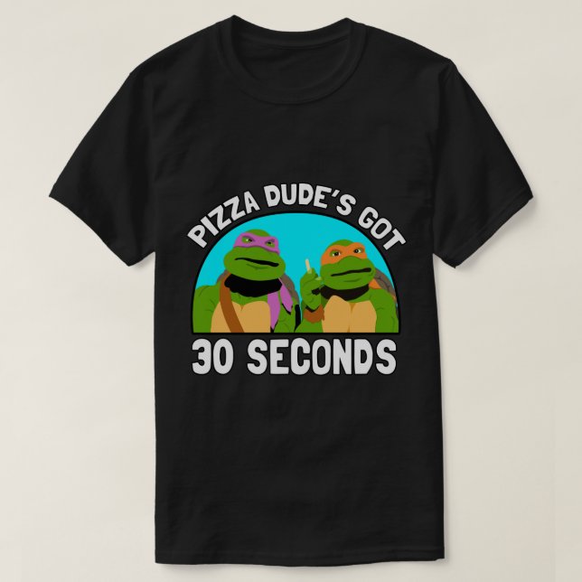 T-shirt Pizza Dude a 30 secondes Sticker.png (Design devant)