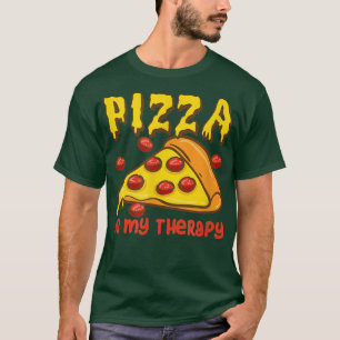 T-shirt Pizza en Thérapie Alimentation italienne Pizza