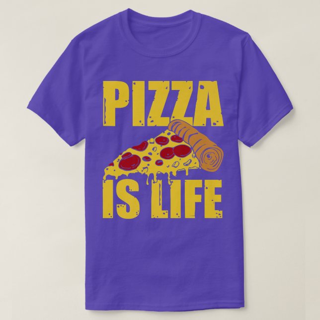 T-shirt Pizza Est Fromage À Vie Et Pepperoni Pizza Lover 1 (Design devant)