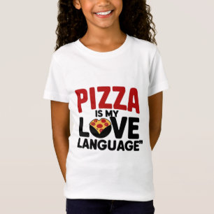T-Shirt Pizza est ma langue d'amour