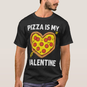 T-shirt Pizza Est Ma Saint-Valentin Hommes Femmes Garçons