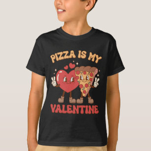 T-shirt Pizza Est Ma Saint-Valentin La Saint-Valentin Coeu