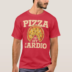 T-shirt Pizza Est Mon Cardio Pizza Lover Manger Pizza Ital