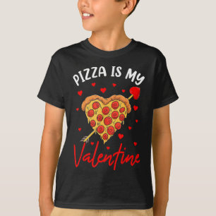 T-shirt Pizza Est Mon Coeur Valentin, Enfants Enfants Enfa