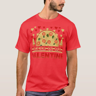 T-shirt Pizza Est Mon Coeur Valentin Enfants Garçons Homme