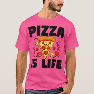 T-shirt Pizza Est Vie Pizza Pie Alimentation Amusant884 