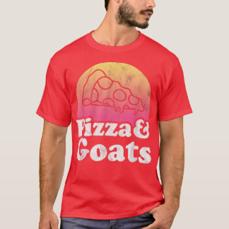 T-shirt Pizza et chèvres ou chèvre