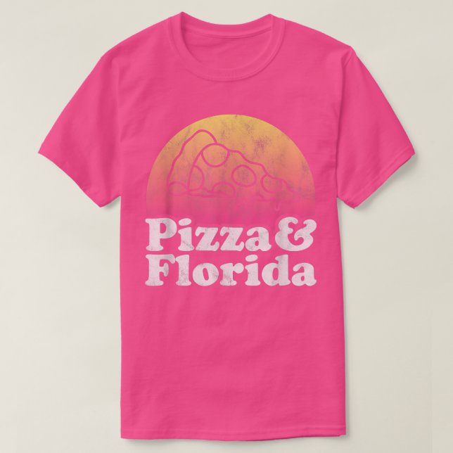 T-shirt Pizza et Floride (Design devant)