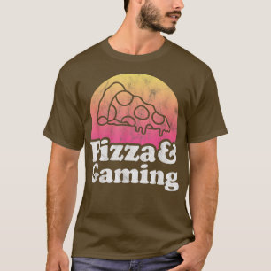 T-shirt Pizza et Jeu ou Gamer 