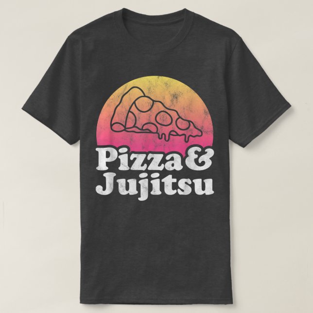 T-shirt Pizza et Jujitsu (Design devant)