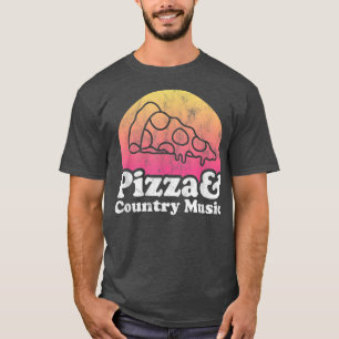 T-shirt Pizza et musique country
