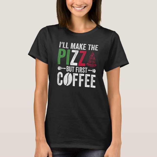 T-shirt Pizza Et Pizza Baker Pour Pizza Expert (Devant)