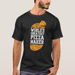 T-shirt Pizza et pizza slice, la plus grande pizzeria du m