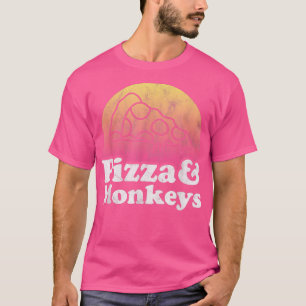 T-shirt Pizza et singes ou singes