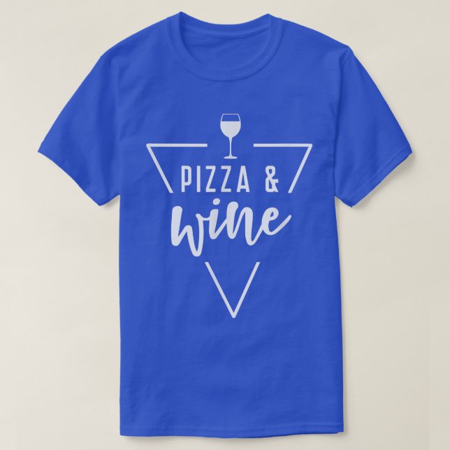 T-shirt Pizza Et Vin Bridesmaid Winery Napa Girls Femme (Design devant)