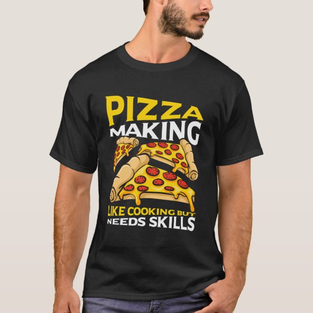 T-shirt Pizza Faire Des Devis Pour Hobby Pizza Maker Et Pi (Devant)