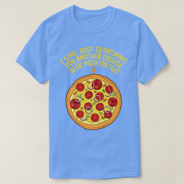 T-shirt Pizza Faire-part De Grossesse Pour Deux Bébés Vent (Design devant)