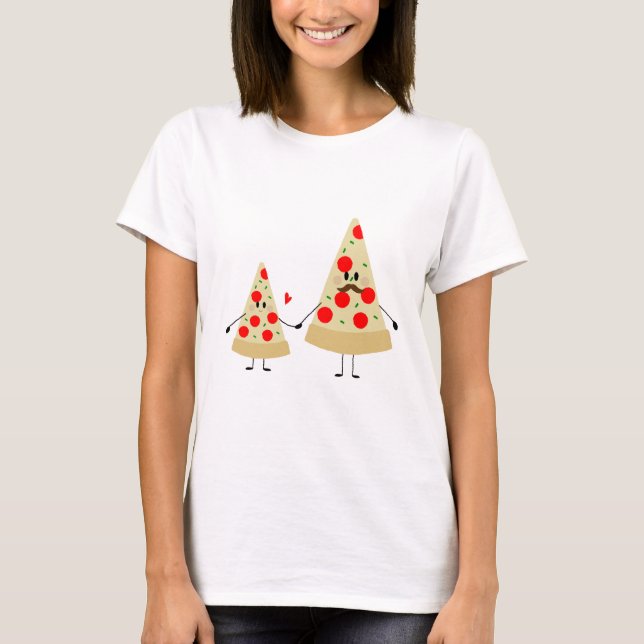T-shirt pizza fête des pères (Devant)