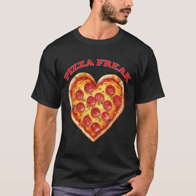 T-shirt Pizza Freak (Devant)