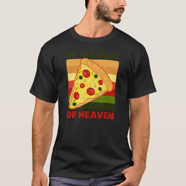 T-shirt Pizza Fun Slice Du Ciel (Devant)