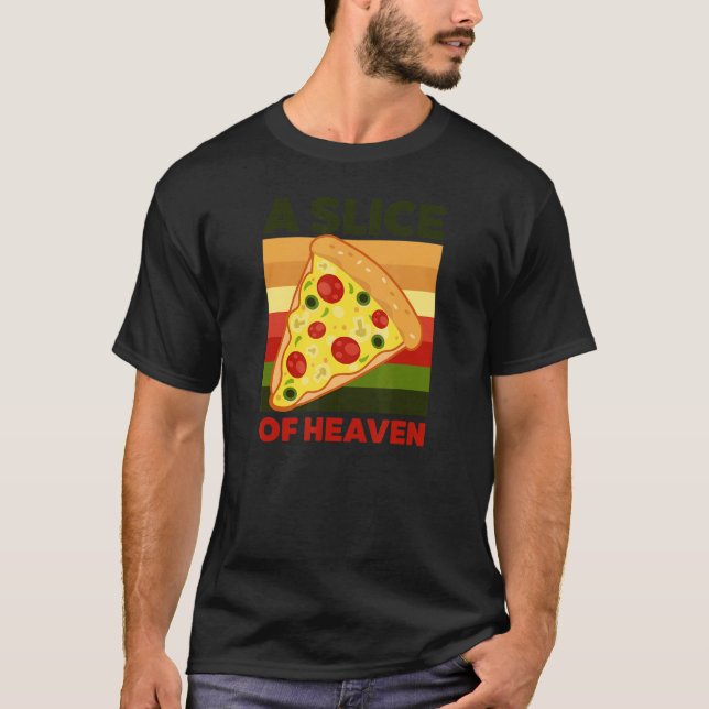 T-shirt Pizza Fun Slice Du Ciel (Devant)
